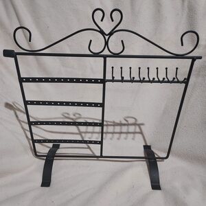 Source Unknown Elegant Black Jewelry Organizer